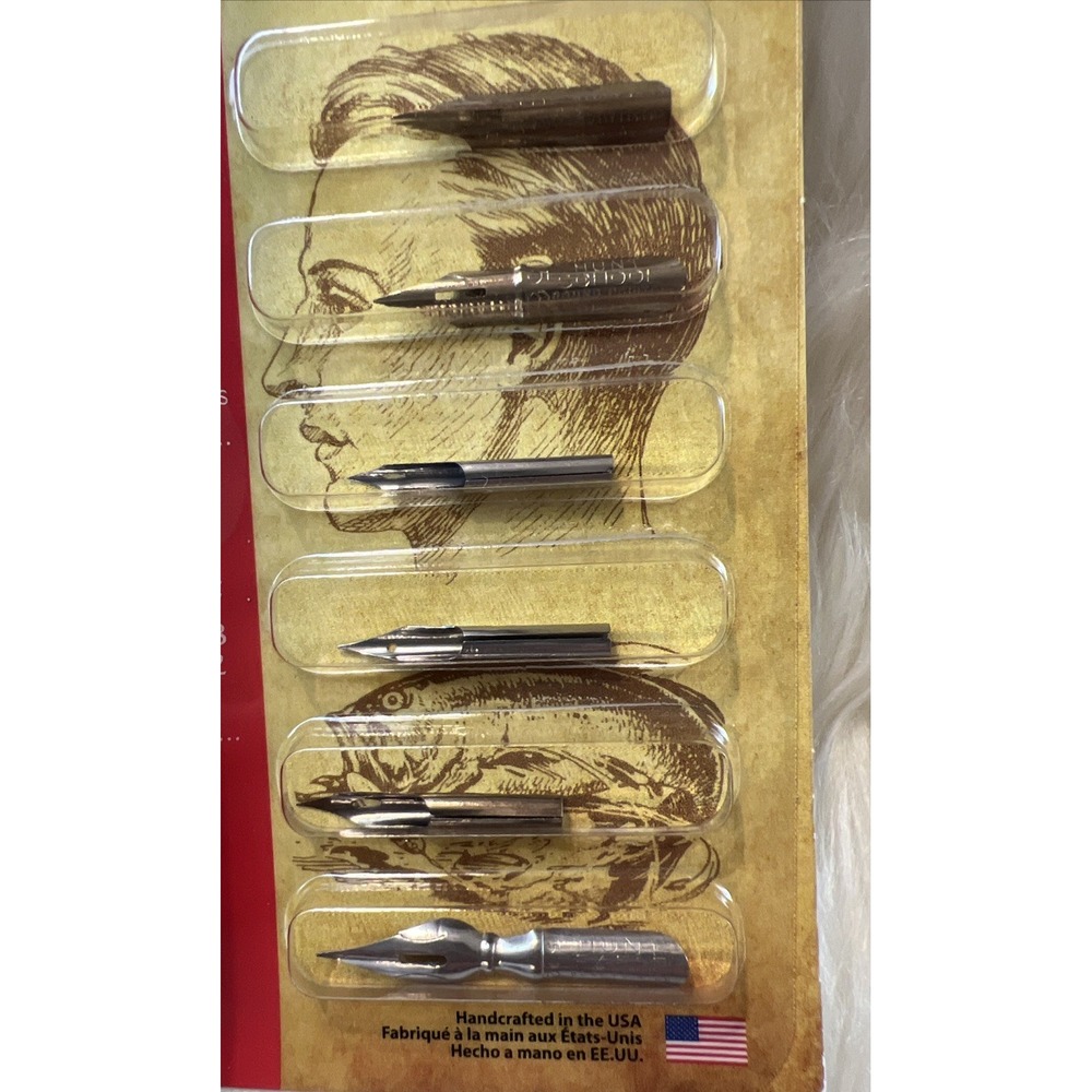 2011 Speedball 2964 Calligraphy Pen 6 Nibs 99,56,102,107,108,&512 Sketching‎ NOS